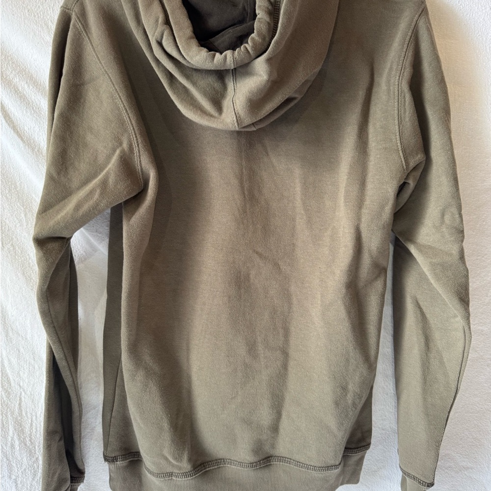 Jeep Men's Khaki Hoodie with Logo - Picture 2 of 3